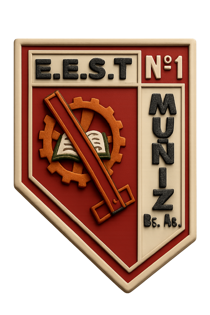 Escudo E.E.S.T. N°1 Muñiz